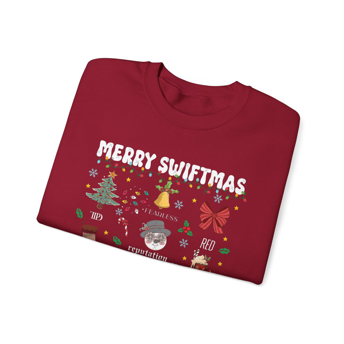 Merry Swiftmas Eras Holiday Crewneck