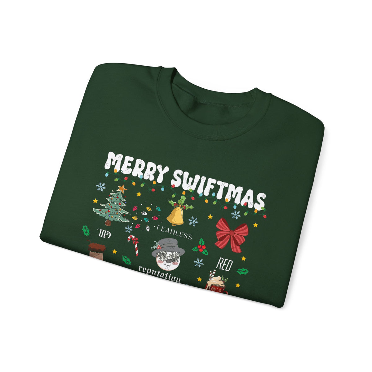 Merry Swiftmas Eras Holiday Crewneck